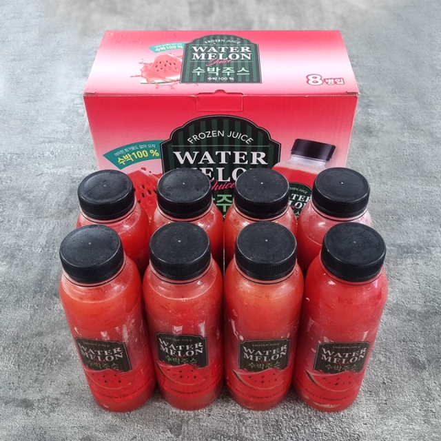 첨가물제로!  100% 리얼 냉동 수박주스 (330ml 8개입)_09